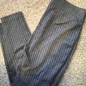 Adidas Black and Gray Patterned Trousers